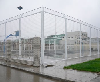 青岛框架铁丝网围栏实例