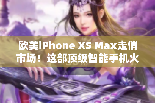 欧美iPhone XS Max走俏市场！这部顶级智能手机火爆销售！