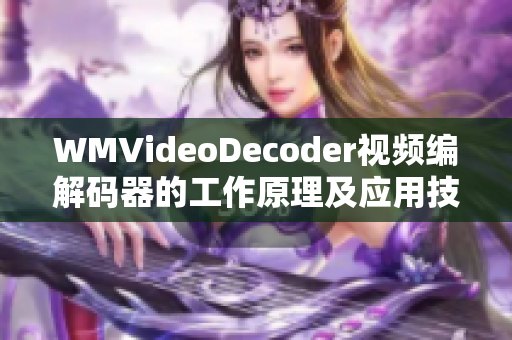 WMVideoDecoder视频编解码器的工作原理及应用技术