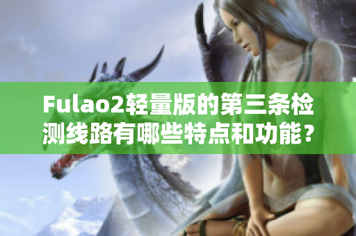 Fulao2轻量版的第三条检测线路有哪些特点和功能？