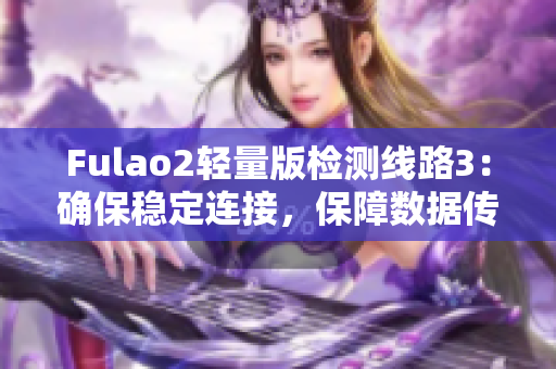 Fulao2轻量版检测线路3：确保稳定连接，保障数据传输质量