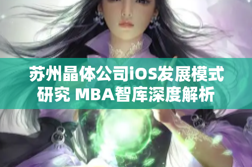 苏州晶体公司iOS发展模式研究 MBA智库深度解析