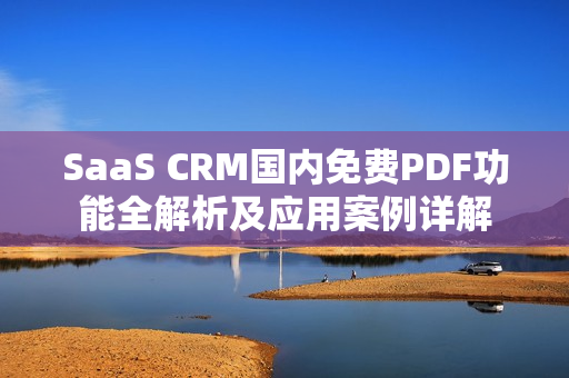 SaaS CRM国内免费PDF功能全解析及应用案例详解