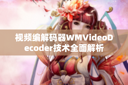 视频编解码器WMVideoDecoder技术全面解析